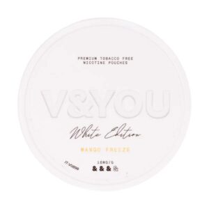 Mango Freeze White Edition Nicotine Pouches by V&YOU