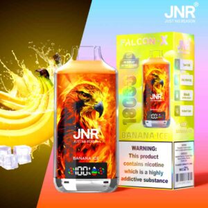 Puff 18k Jnr Vape 18000 Banana Ice : Refreshing strawberry coolness in a high-tech vape
