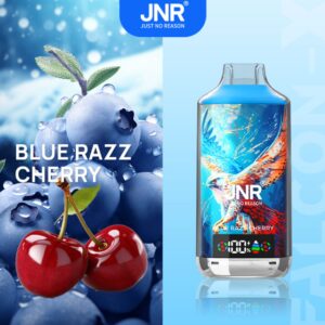 Puff 18k Jnr Vape 18000 Blue Razz Cherry: Refreshing strawberry coolness in a high-tech vape